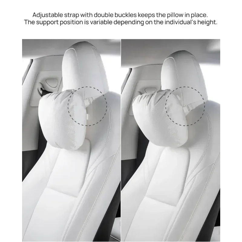 Headrest Neck Pillow For Tesla Highland Model 3/Y Model S X Car Neck Pillow For Traveling car headrest car pillow car neck pillow