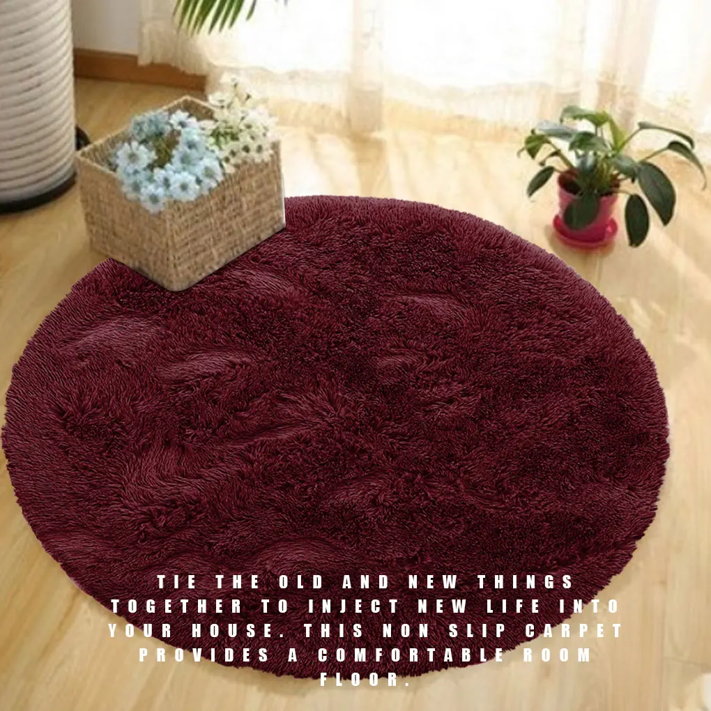 

14534 Hairy Rainbow Rugs for Children Bedroom Soft Furry Carpets Living Room Kids Baby Room Nursery Playroom Cute Room Decor Are
