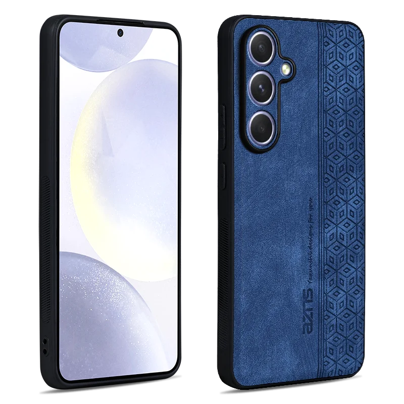 Shockproof Matte Leather Case - Soft Back Cover with Skin Feel Finish