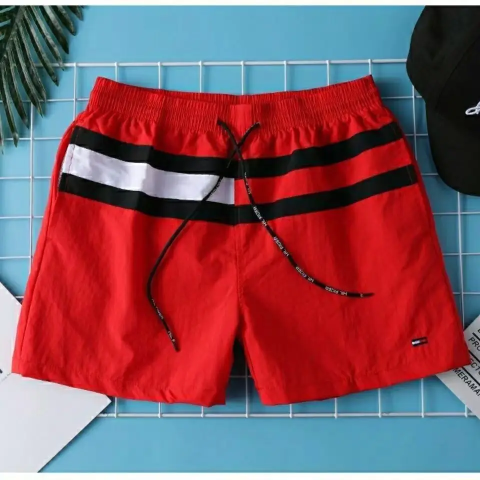 2024 Summer Youth Fitness Beach Surfing Quick Dried Pants Leisure Sports Shorts Beach Pants Men  l-4xl