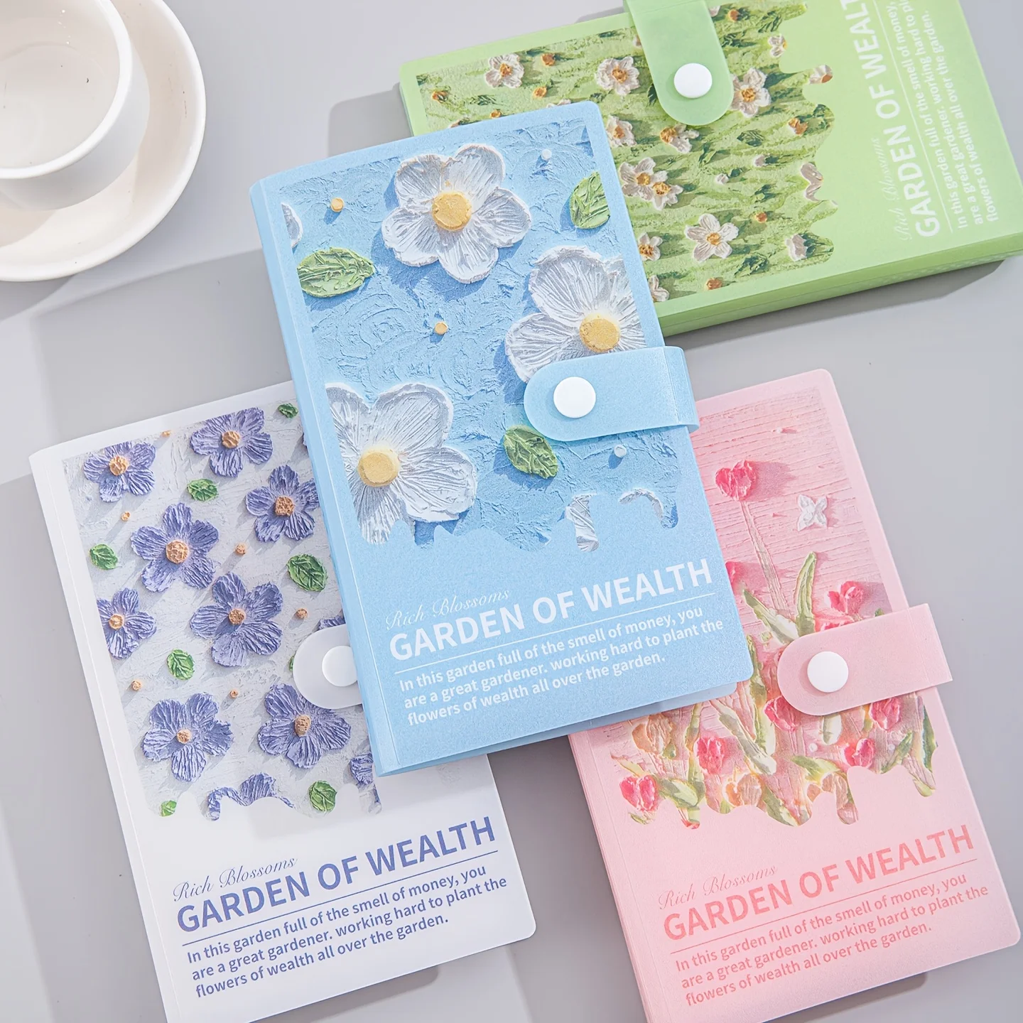 1pc 포춘 가든 코인 보관북, 쉘 PVC 및 PP 소재, 50개의 양면 시트, 최대 100개의 고대 동전 보관 가능