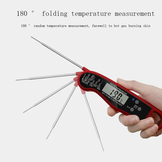 Vízálló Hústételi Hőmérő Bbq Konyhai Főzési Szerszámok Szonda Víztejolaj Folyékony Sütő Digitális Hőmérsékleti Érzékelő - Image 2