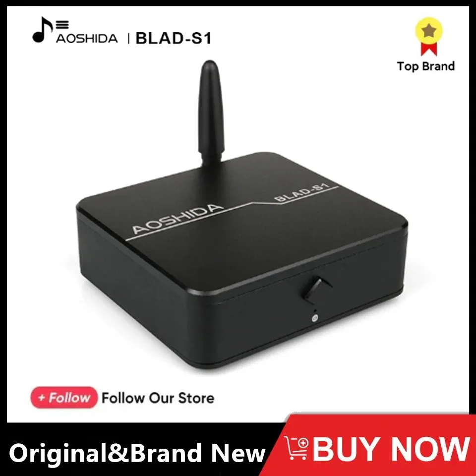 Aoshida Blad-S1 Ricevitore Audio Bluetooth 5.1 Qcc5125 Ricevitore Audio Es9018 Ldac Hd Decodifica Lossless Uscita Ottica/Coassiale/Rca