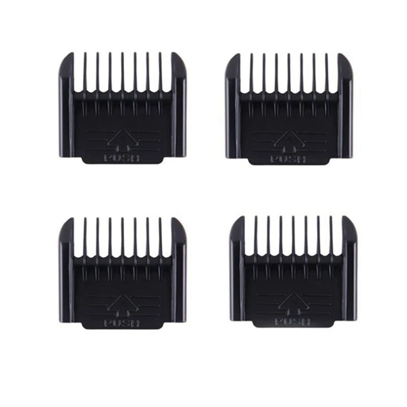 

Electric Clipper Accessories,8Pcs Cut Clipper Limit Comb Guide Attachment Size Barber Replacement(3Mm,6Mm,9Mm,12Mm)