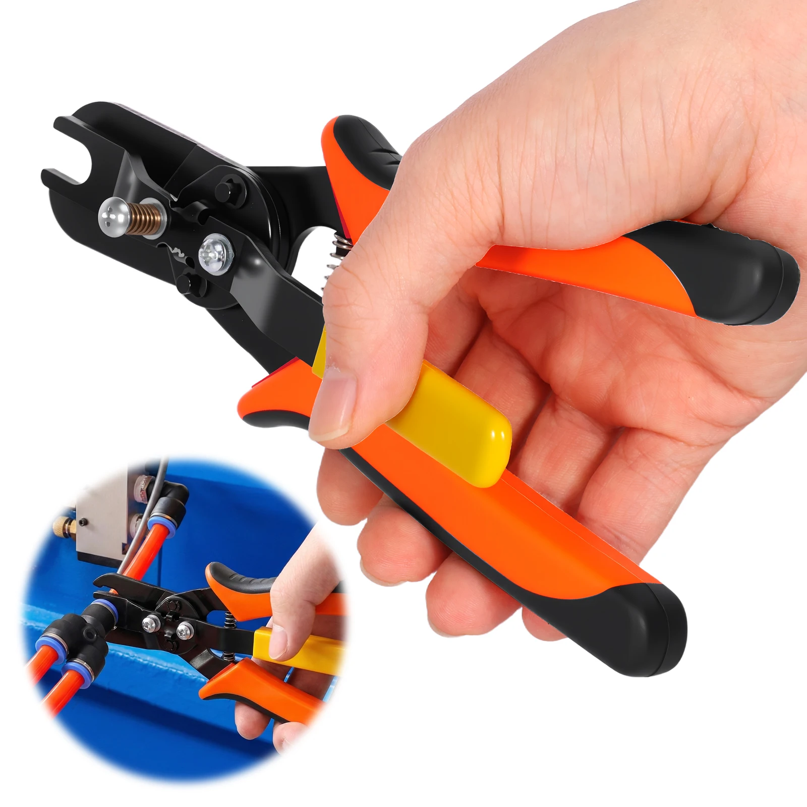 Pneumatisches Trennwerkzeug, Trennzangen-Set, Werkzeug zum Entfernen von Push-to-Connect-Pneumatikanschlüssen, Schnelltrennzange für Luftschläuche – Detail 1
