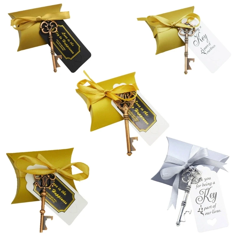 

M5TF Wedding Candy Box with Bottle Opener Party Accessory Household