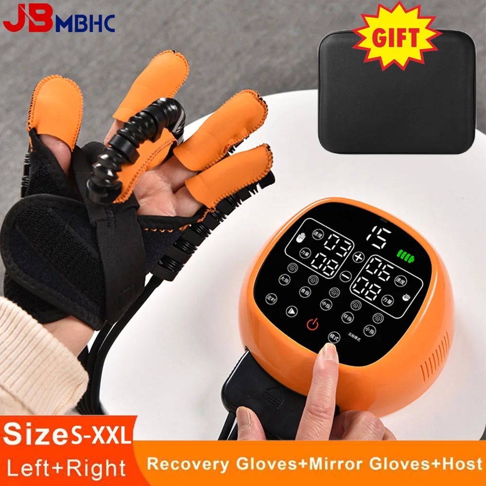 

New Hemiplegia Finger Rehabilitation Trainer Robot Gloves Rehabilitation Exercise Equipment Adjustable Stroke Hand Brace Support