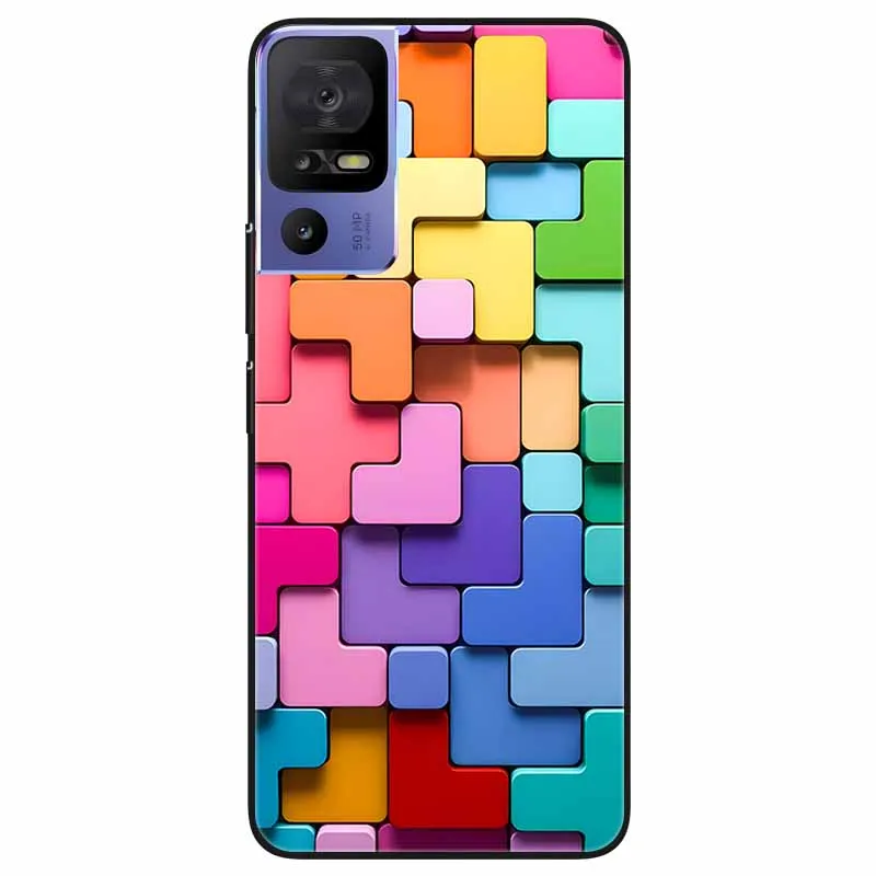Sleek Black TPU Silicone Phone Case - Elegant and Durable Protection with Soft Bumpers