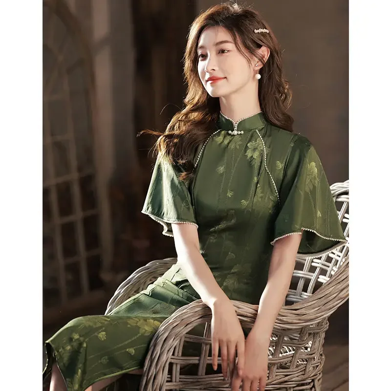  ׸ Cheongsam 2022 ο ǳ       巹 ҳ   Qipao 巹