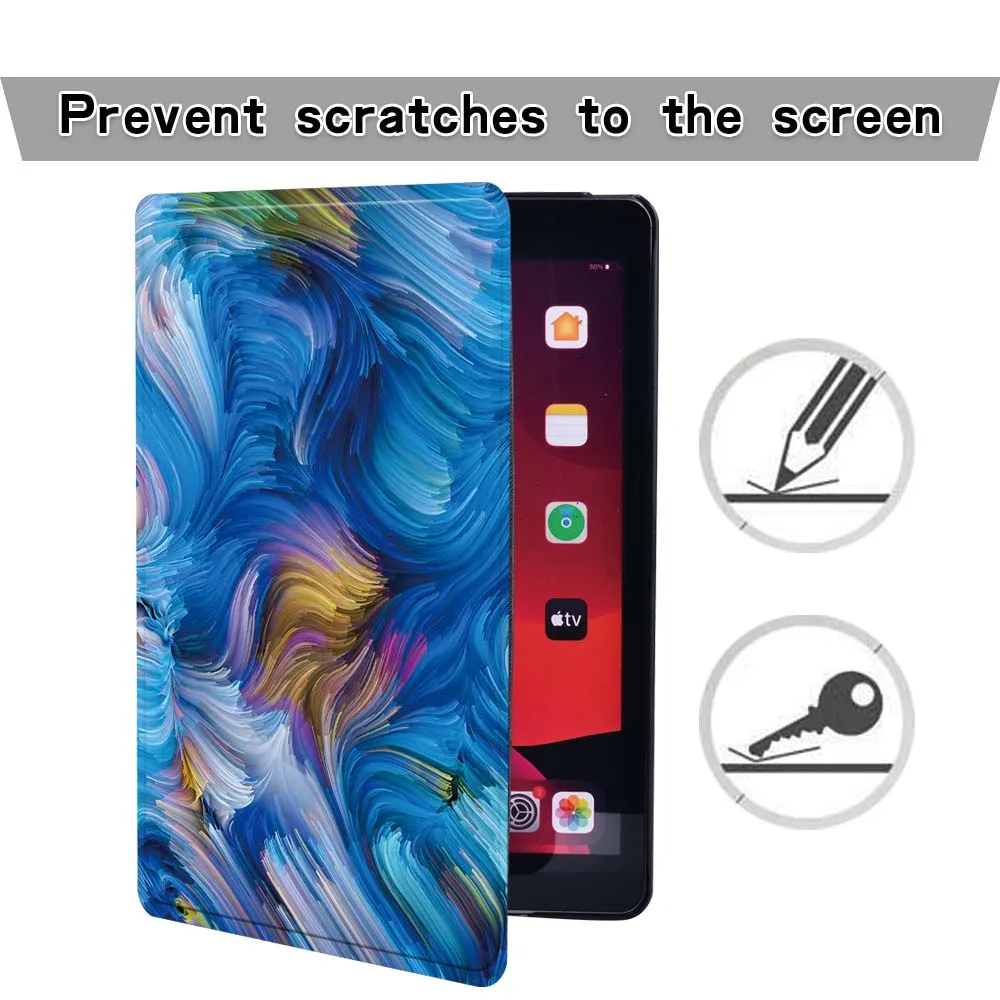 Case for IPad 9th 8th 7th 10.2" Cover IPad 5th 6th/Air 2/3/4 Gen Mini 2 3 4 5/Pro 11"/Air 5 Pu Leather Tablet Case Funda ipad case tablet case