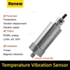 Vibration sensor frequency tester motor bearing mechanical temperature three-axis vibration detector waterproof RS485 4-20MA 1