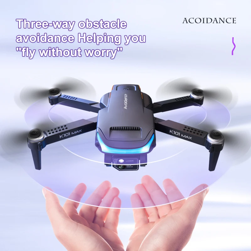 K101 Max Drone 4k Professional HD Camera WiFi Optical Flow Positioning Dron  Quadcopter Mini Drone RC Toys Gifts Dron From 246,05 €