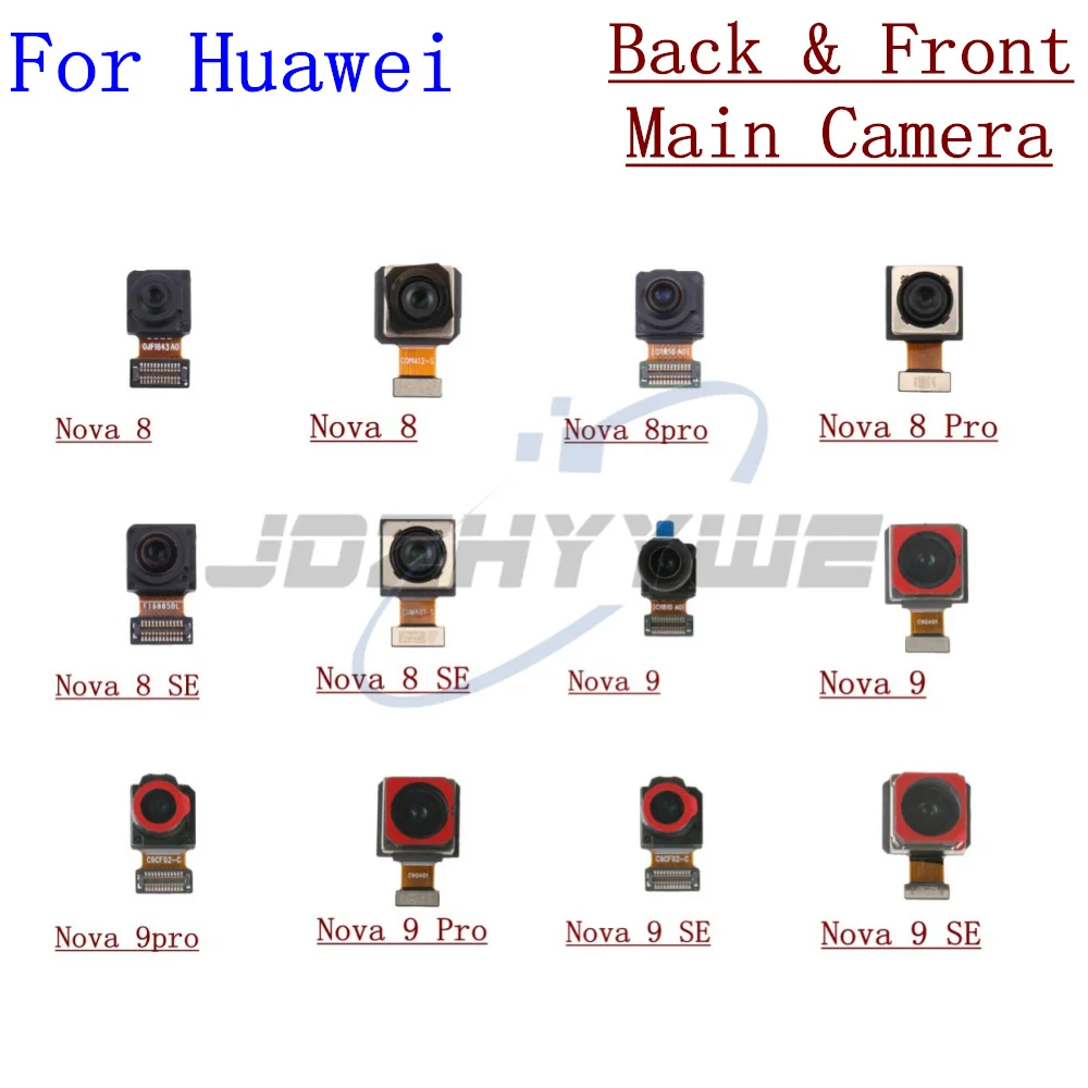 

Original Back Real Main And Front Facing Camera Module Sensor Flex Cable For Huawei Nova 8 SE 9 SE Pro Replacement Parts