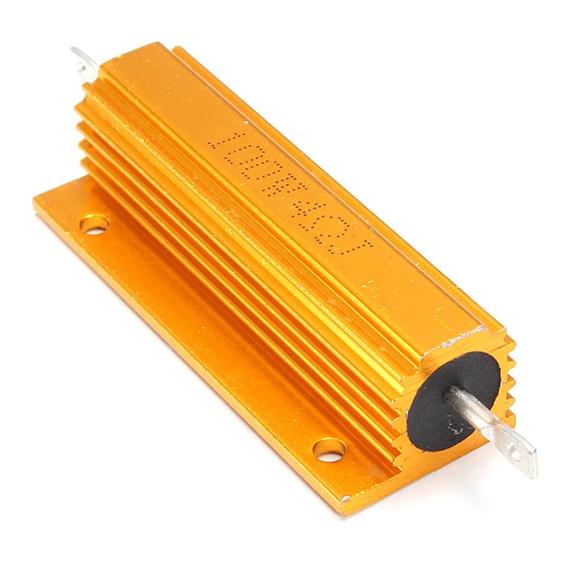 

5X Gold Aluminum Clad Power Resistor Resistance 100W, 4 Ohm 4R