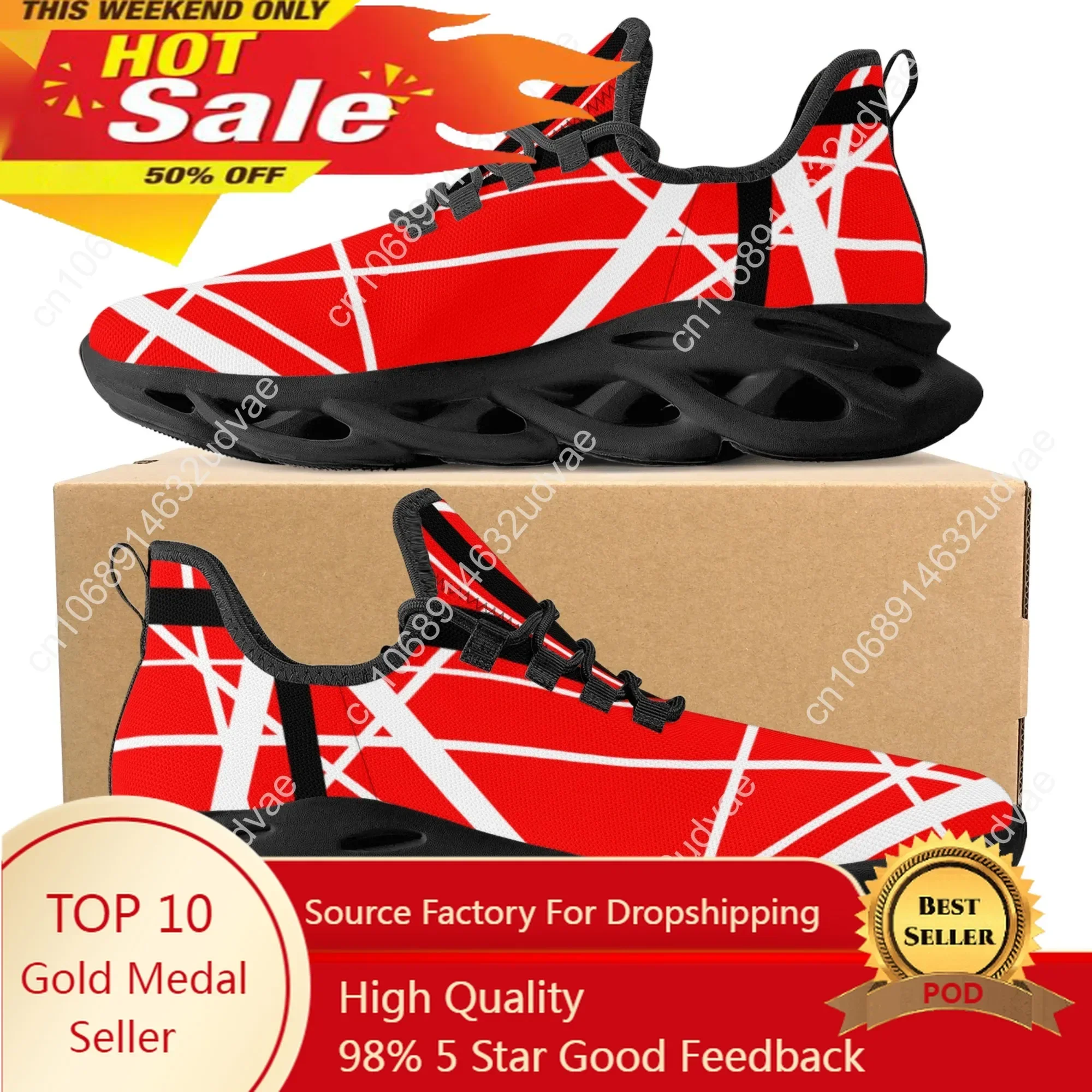 Van Evh 1984 Stripes Halen Fashion Sneakers Mens Womens Teenagers Breathable Mesh Casual Running Shoes Lace-Up Basketball Shoe