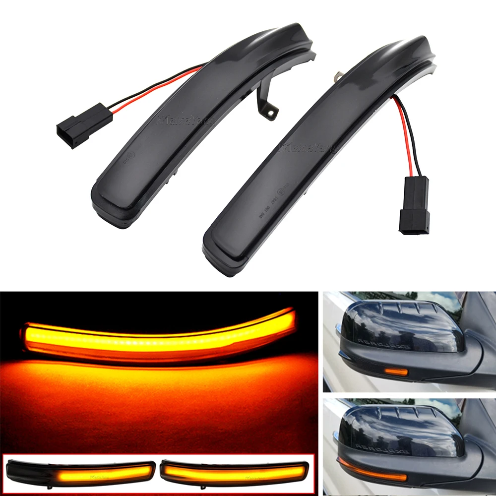 

LED Dynamic Turn Signal Light For Ford Explorer U502 2011 2012 2013 2014 2015-2019 Side Rearview Mirror Indicator Blinker Lamp