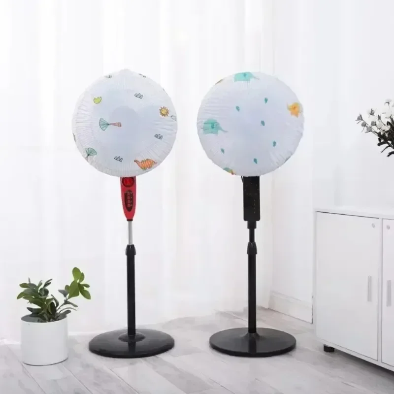Two Style Washable Fan Sleeve Waterproof Dustproof Protective Standing Round Electric Cover Pedestal Stand Fan Floor