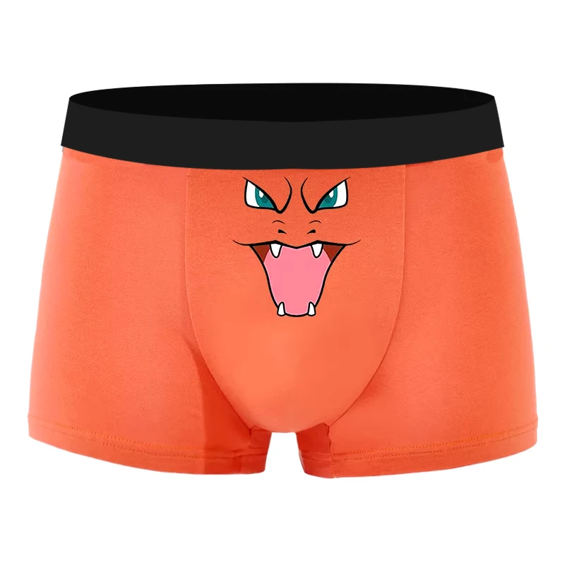 New Sexy Men's Underwear Boxershorts Cute Cartoon Anime Comfortable Elastic Boxers Shorts Funny Expression Men Teen Trunks 4