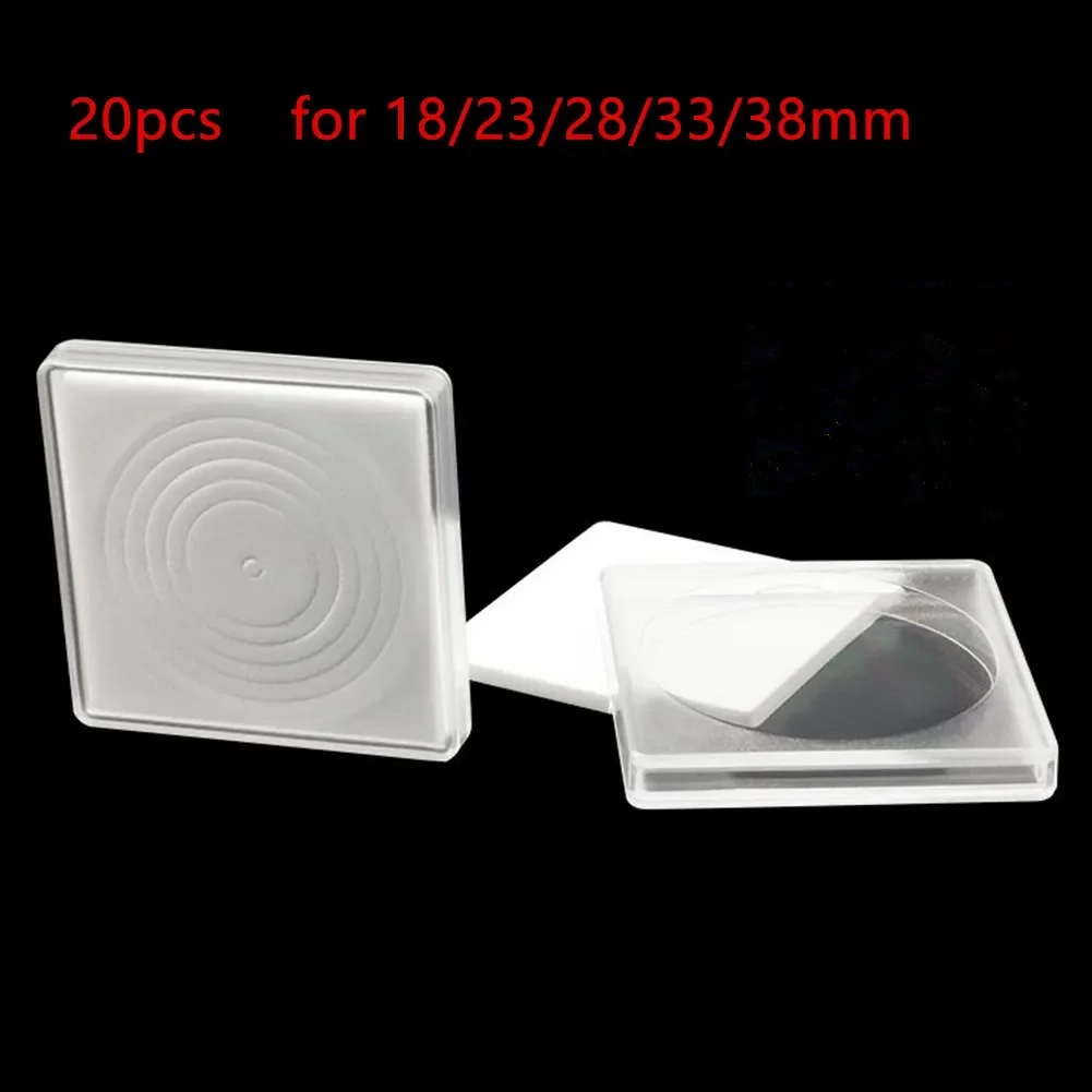 16/18/19/20/21/23/24/25/26/28/30/32mm Coin Capsules Storage