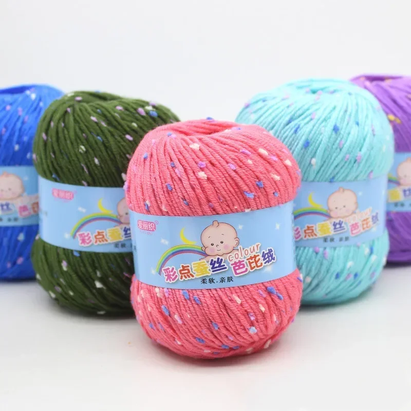 Knitting Knicker Yarn Crochet Soft Scarf Sweater Hat Yarn Medium Thick Hand Crocheted for Knitting Lot 50g/roll crochet yarn
