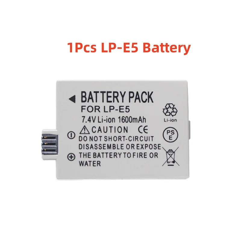 1Pcs LP-E5 Battery