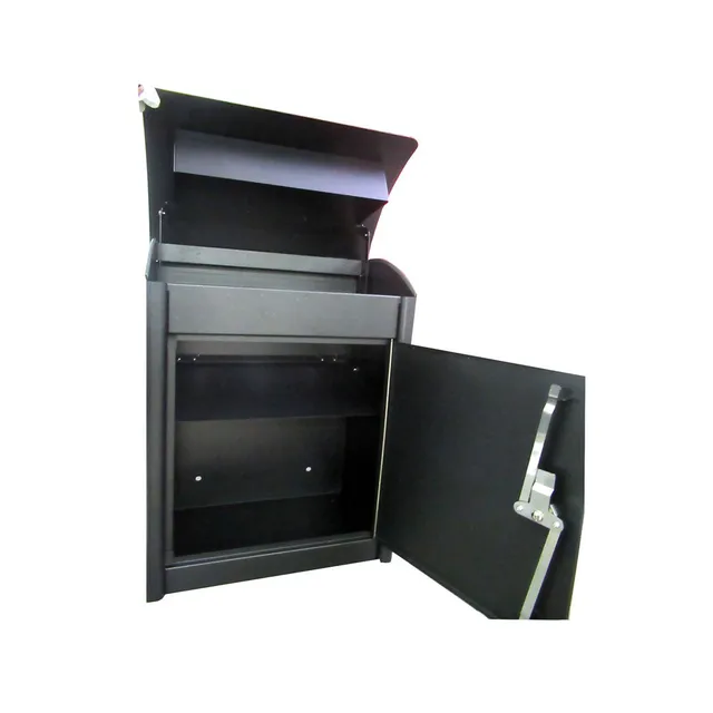 340X245X505 Mm Kültéri Nagy Csomag Doboz Falra Szerelhető Kézbesítés Drop Postafiók Biztonsági Zárolható Otthoni Tároló Levél Postaláda - Image 3