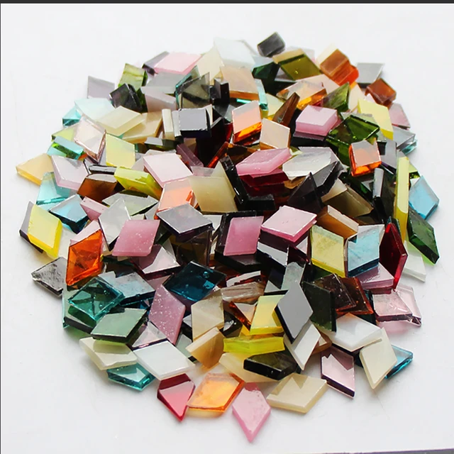 Translucent Mix Stained Glass Mosaic Tiles