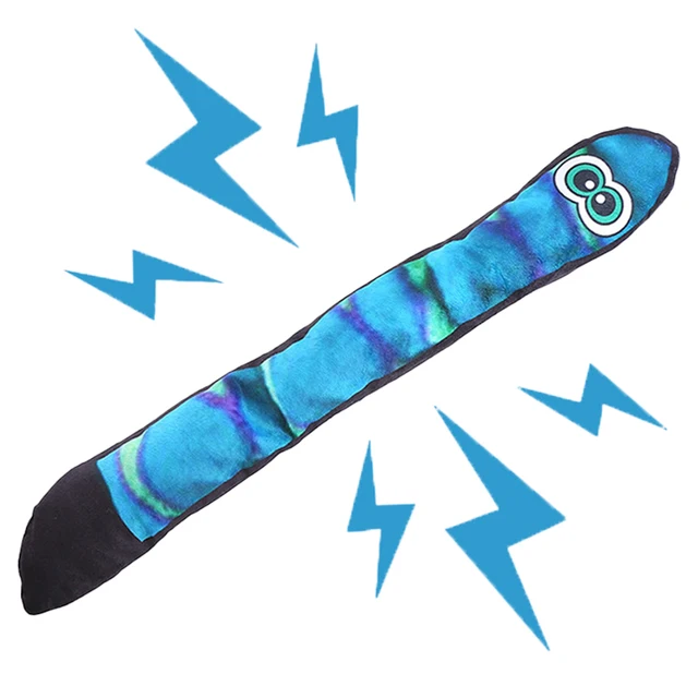 The new plush dog toy Long Eye snakeTough Plush Squeaky Dog Toy Long-eyed snake Dog Chew Toy Pet Squeak Toy 3