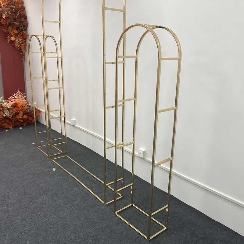High Quality Large Wedding Arch Set Stage Frame Arches Stand Metal Backdrop Frame Decoratives