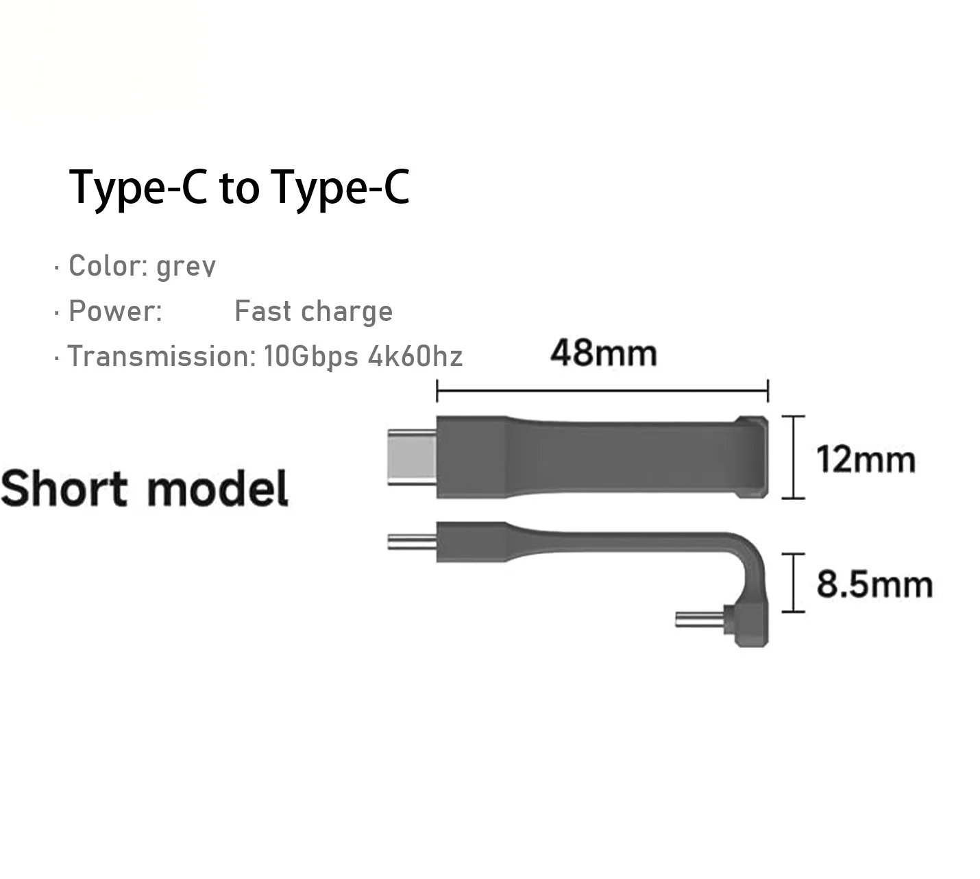하기비스 숏 USB 4 케이블, 240W/100W/60W 충전 U타입 USB C 케이블, 아이폰 17 16 15 프로 맥스용 8K/4K 60Hz 비디오 디스플레이