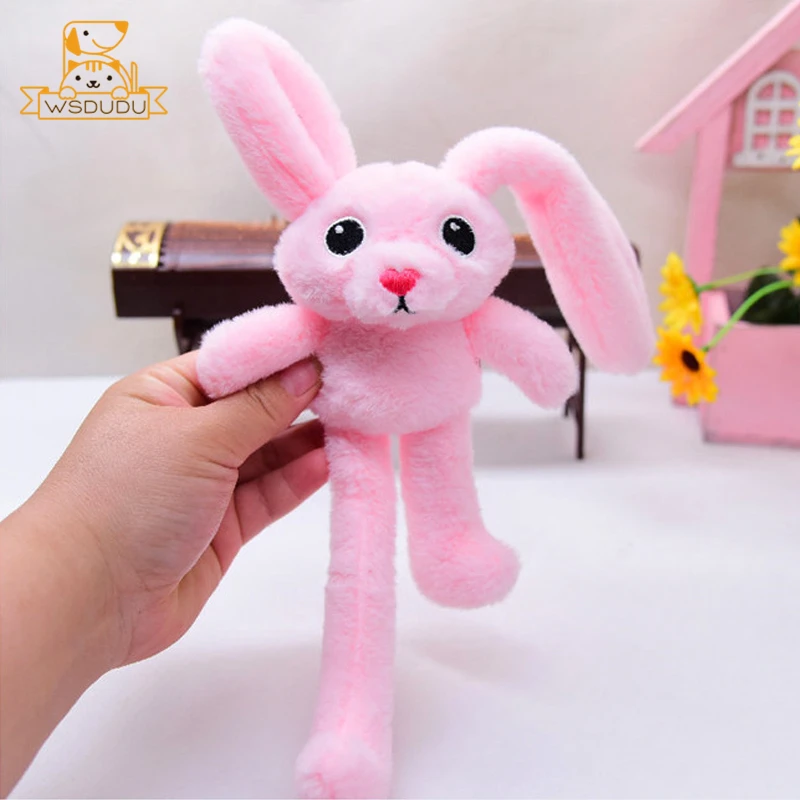 Boc 30cm Rabbit Keychain Cute Stretchable Long Ears Bunny Doll