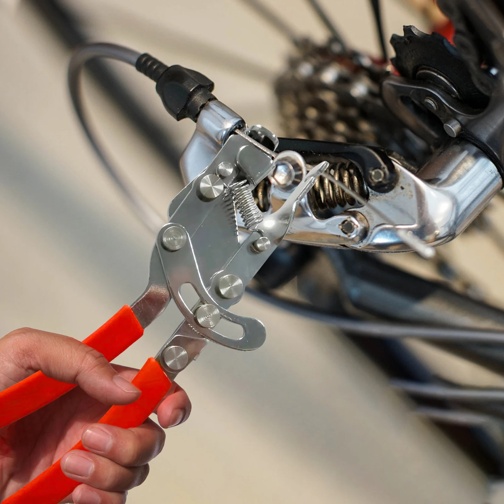 Bike Brake Cable Cutters Fourth Hand Cable Stretcher Bicycle Brake