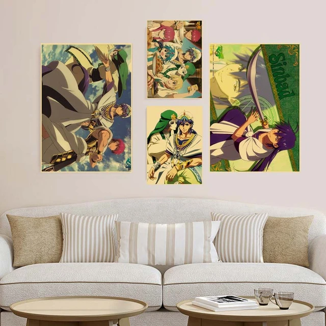 Hell's Paradise Jigokuraku Anime Posters Japanese Manga Canvas Prints Room  Decor Posters Wall Art Paintings Canvas Wall Decor Home Decor Living Room