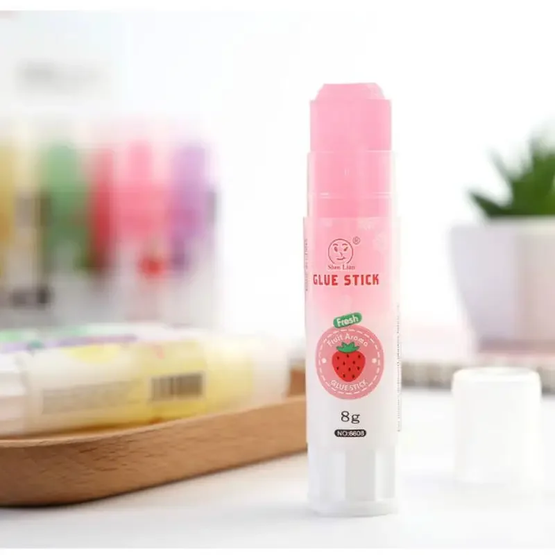 4Pcs Solid Glue Stick Safe & Child-Friendly for School Office Supplies 4