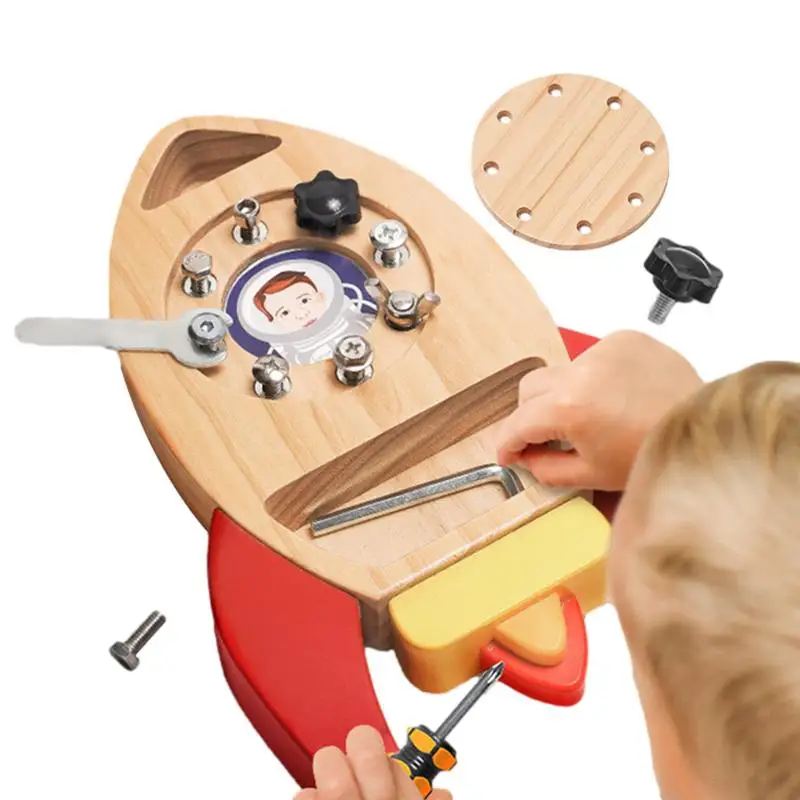 

Kid Montessori Toys BoysNuts And Bolts Montessori Kit Enhancing Fine Motor Skills Toys Funny Kids Screwdriver Toy For Home