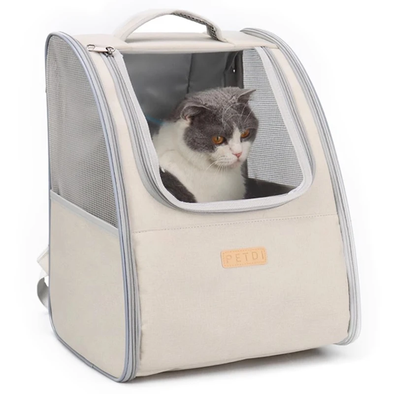 

Hard Carrier Canvas Bag Warm Breathable Winter Travel Lightweight Car Handle Portable Backpack Extra Space Bolsa Pet Supplies