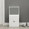 Folding Wall-mounted Bathroom Seats Simple Household Can Store Bathroom Chairs Porch Invisible Wall-mounted Shoe Changing Stool 4