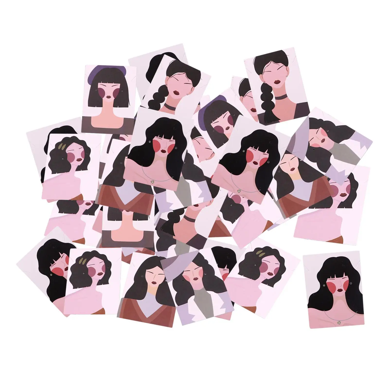 

100Pcs Earring Display Cards Earring Holder for Stores Dressing Room
