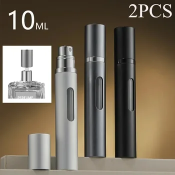 2PCS 5/10ml Bottom-Filling Pump Perfume Refillable Spray Bottle Mini Portable Empty Cosmetic Containers Atomizer Bottle Travel 1