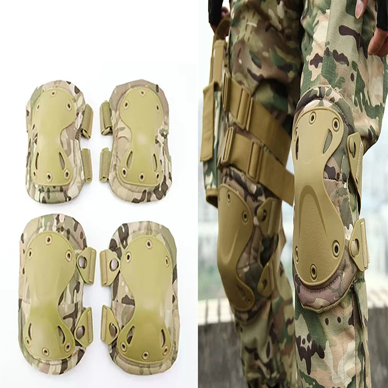 Knee Elbow Pads Tactical Knee Pads Army Airsoft Protective Gear Outdoor