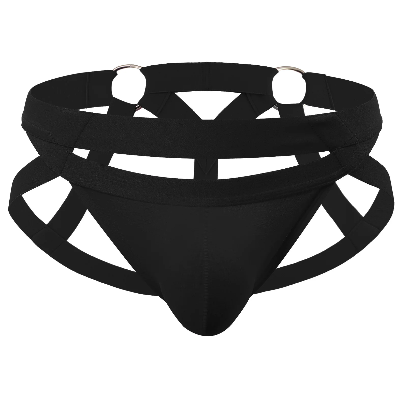 

Fashion Gay Male Black G-Strings Personality Men's Underwear Youth Sexy Boyshort