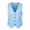 Customized winter suit vest men wear waistcoat plus size business slim men's warm down cotton vest. 5