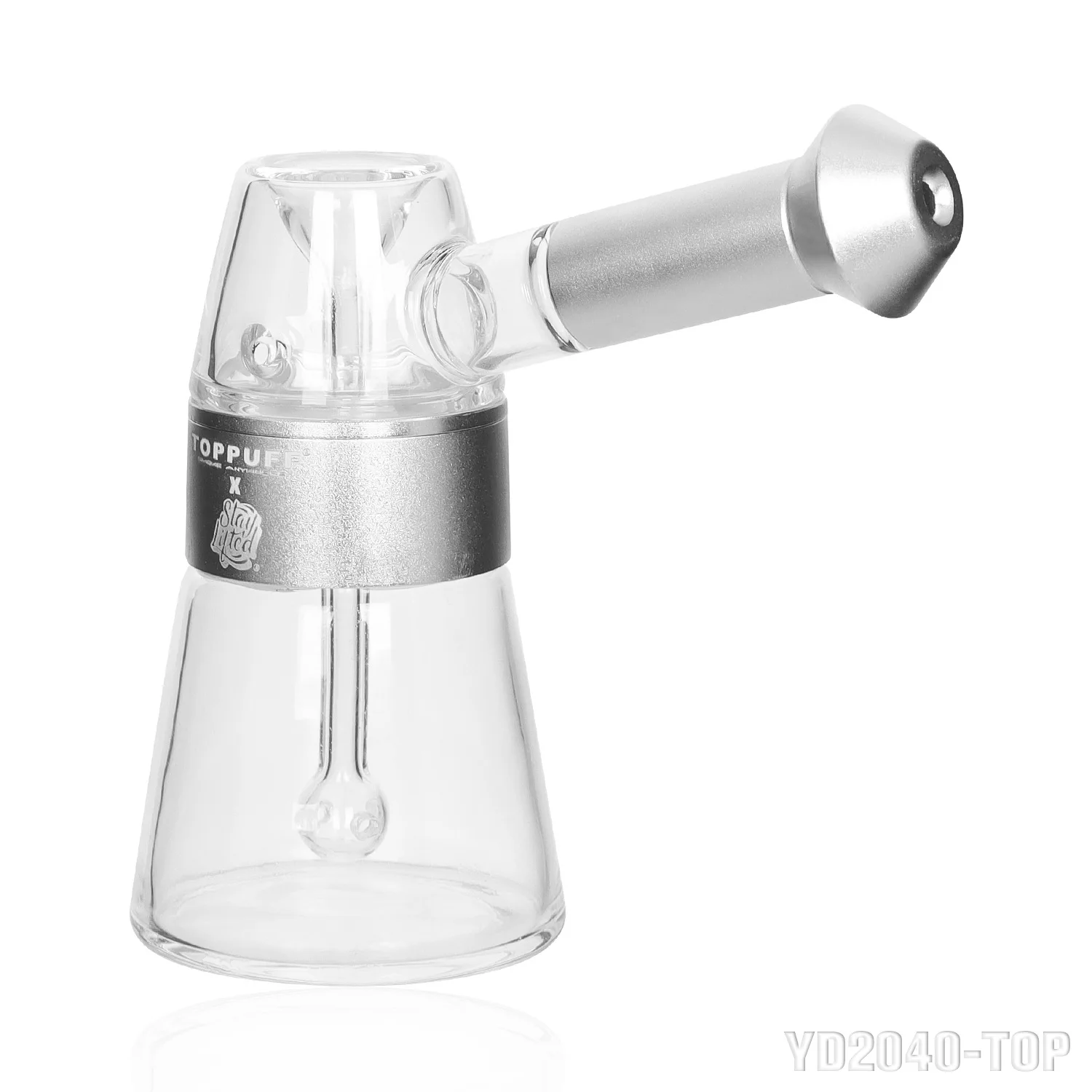 Description Picture 5 of itemNew Smoking Pipe Kit Aluminum Alloy&Glass Dry Burning Grass Herb Tobacco Pipes Hookah Set Portable Shisha Smoke Pipa for Gifts