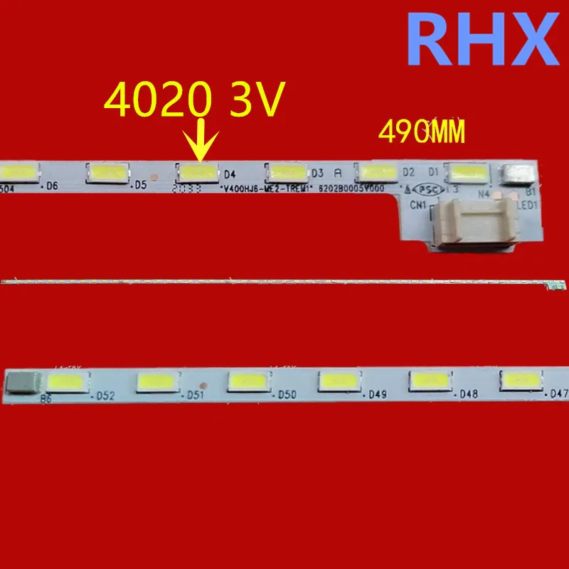 FOR Repair Sharp 40 inch LCD-40V3A LCD TV LED backlight Article lamp V400HJ6-ME2-TREM1 V400HJ6-LE8 1piece=52LED 490MM is new new 2pcs lot 453mm for 40 tv backlight 40al800 40el100c v400hj2 le2 e187565 v400h2 le2 tlem2 tlem2 v400h2 le2 trem2 trem1