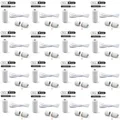 16 Pairs White