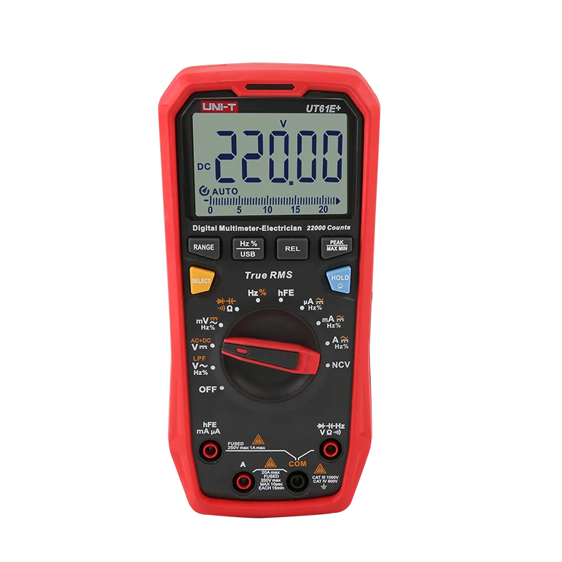 

UNI-T UT61B UT61D UT61E Plus мультиметр Аналоговый Цифровой Электрический тестер 22000 отсчетов Амперметр Вольтметр профессиональный мультиметр