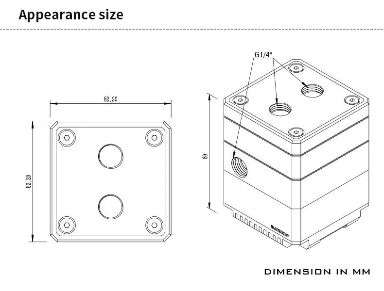 usando para ITX,A4 Computador, DIY Fluid Water Cooling ,SPB17-TM