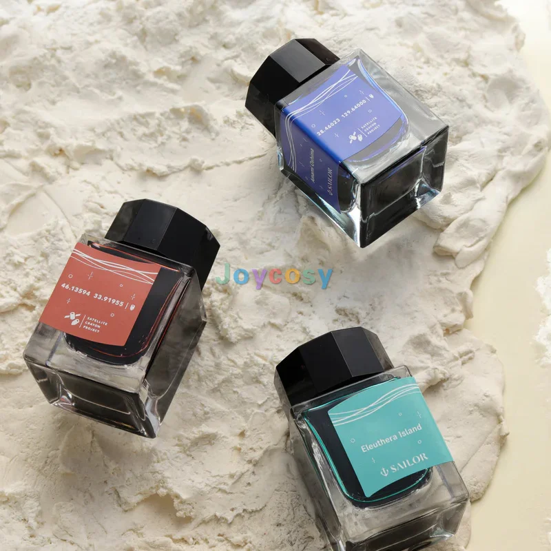 세일러 20ML 오션 만년필 잉크 - 선명한 색상, 부드러운 흐름, 사무실 일상 학습용 막힘 없음, 모든 브랜드 펜에 매우 적합