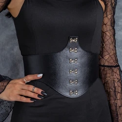 Fashion Corset Wide Belts Girdle Belt Black Corset Waist Belt for Daily Wear Dropship