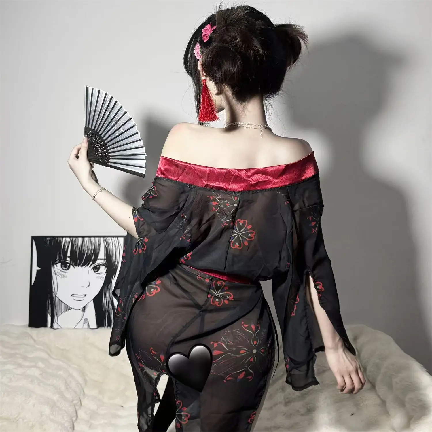 Japanese kimono Japanese Kimono Sexy Pajamas Lingerie Seductive Tempting Night Wear Yukata Private Performance Oriental Sleepwear Hanfu Dress